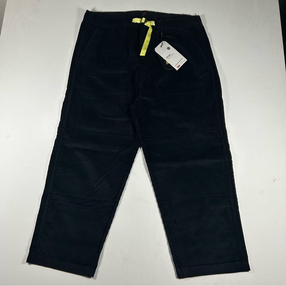 NEW Levi's Pants Mens XXL Black Corduroy Quick Release Pants Cordura Baggy